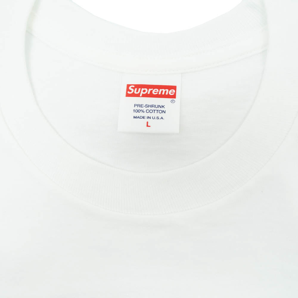 Supreme シュプリーム 20SS Motion Logo Tee モーション ロゴ Tシャツ ホワイト系 L【美品】【中古】