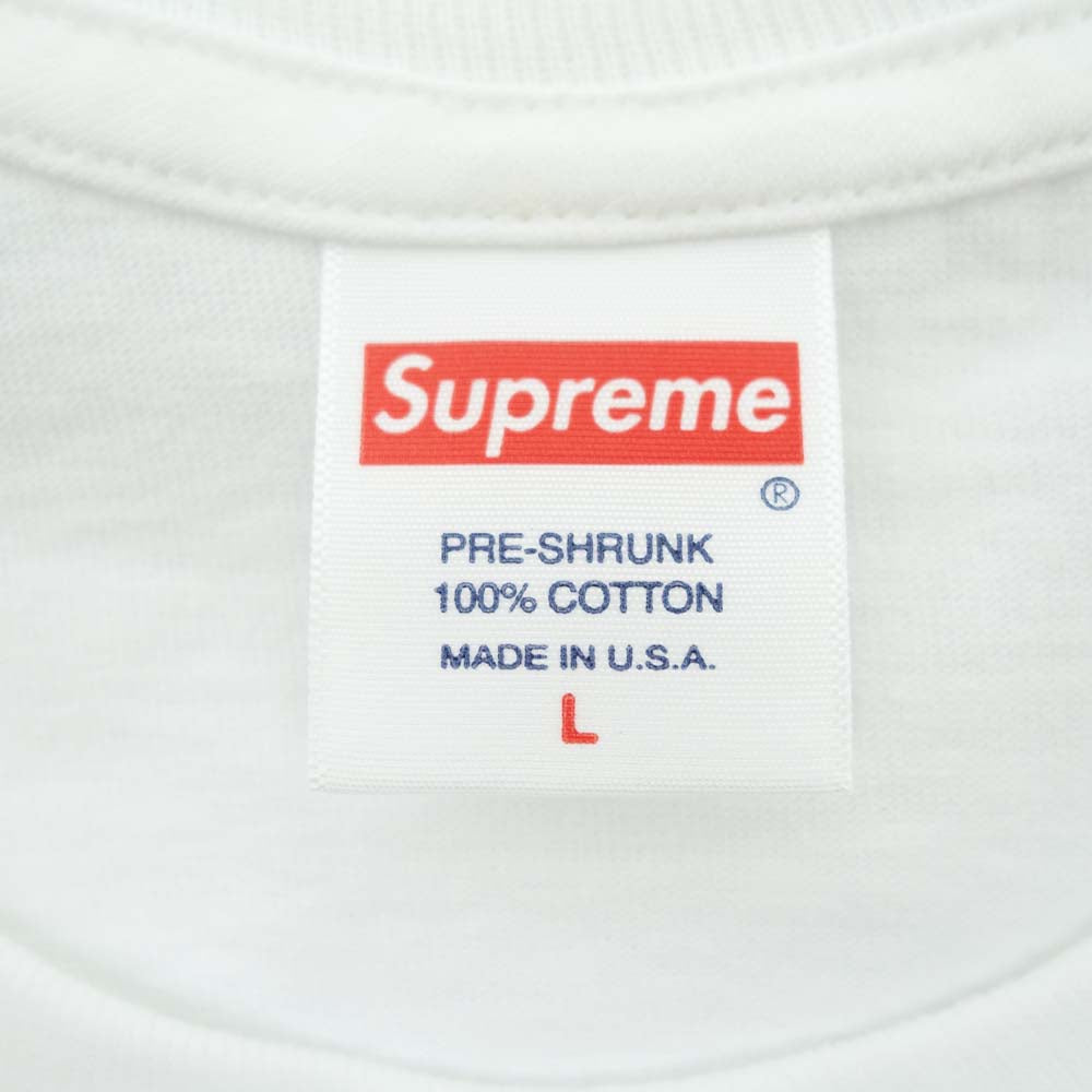 Supreme シュプリーム 20SS Motion Logo Tee モーション ロゴ Tシャツ ホワイト系 L【美品】【中古】