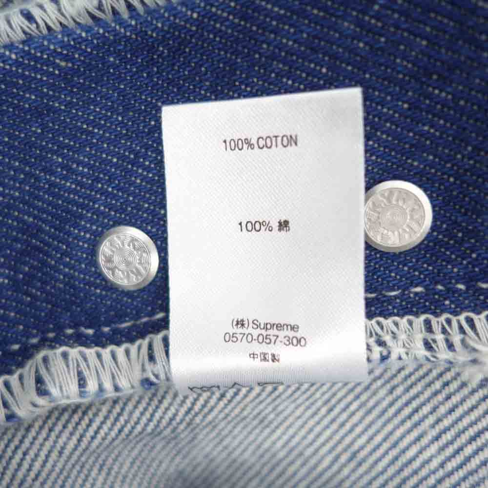 Supreme シュプリーム 21SS Regular Jean Rinsed Blue レギュラー ジーンズ デニム パンツ インディゴブルー系 32【美品】【中古】