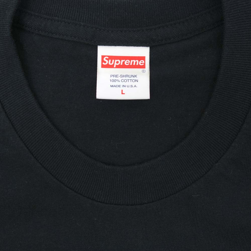 Supreme シュプリーム 19AW Bandana Box Logo Tee バンダナ ボックス ロゴ Tシャツ ブラック系 L【美品】【中古】