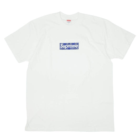 Supreme シュプリーム 19AW Bandana Box Logo Tee バンダナ ボックス ロゴ Tシャツ ホワイト ホワイト系 L【中古】