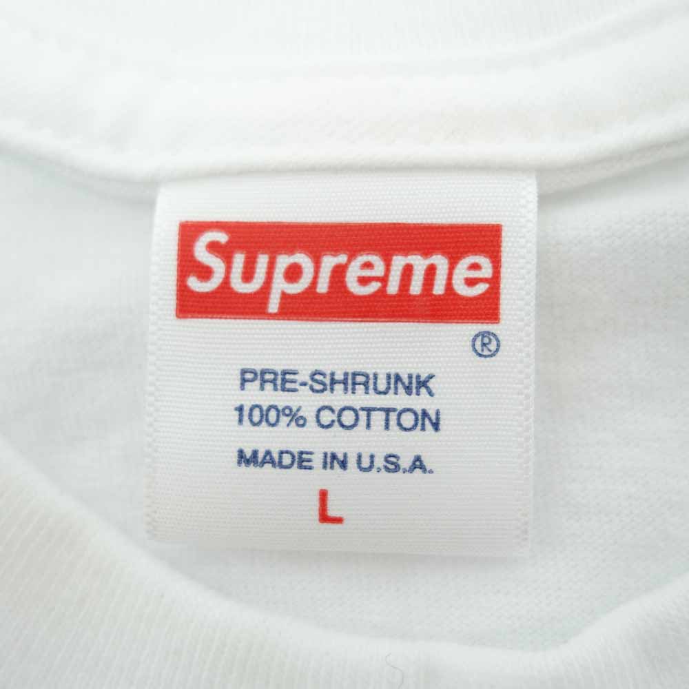 Supreme シュプリーム 19AW Bandana Box Logo Tee バンダナ ボックス ロゴ Tシャツ ホワイト ホワイト系 L【中古】