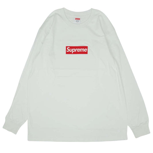 Supreme シュプリーム 20AW Box Logo L/S Tee ボックス ロゴ 長袖 Tシャツ ホワイト ホワイト系 L【極上美品】【中古】