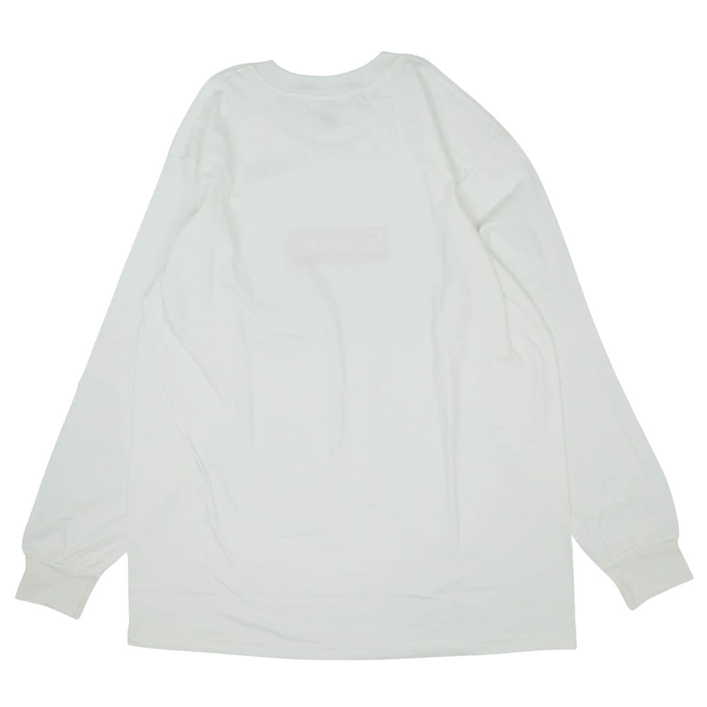 Supreme シュプリーム 20AW Box Logo L/S Tee ボックス ロゴ 長袖 Tシャツ ホワイト ホワイト系 L【極上美品】【中古】