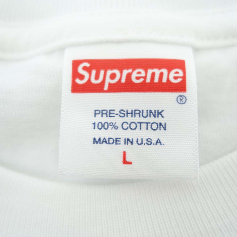 Supreme シュプリーム 20AW Box Logo L/S Tee ボックス ロゴ 長袖 Tシャツ ホワイト ホワイト系 L【極上美品】【中古】