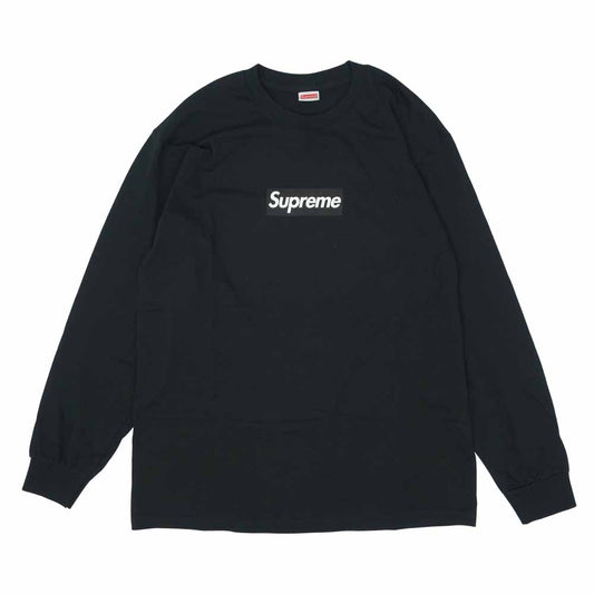 Supreme シュプリーム 20AW Box Logo L/S Tee ボックス ロゴ 長袖 Tシャツ ブラック ブラック系 L【極上美品】【中古】
