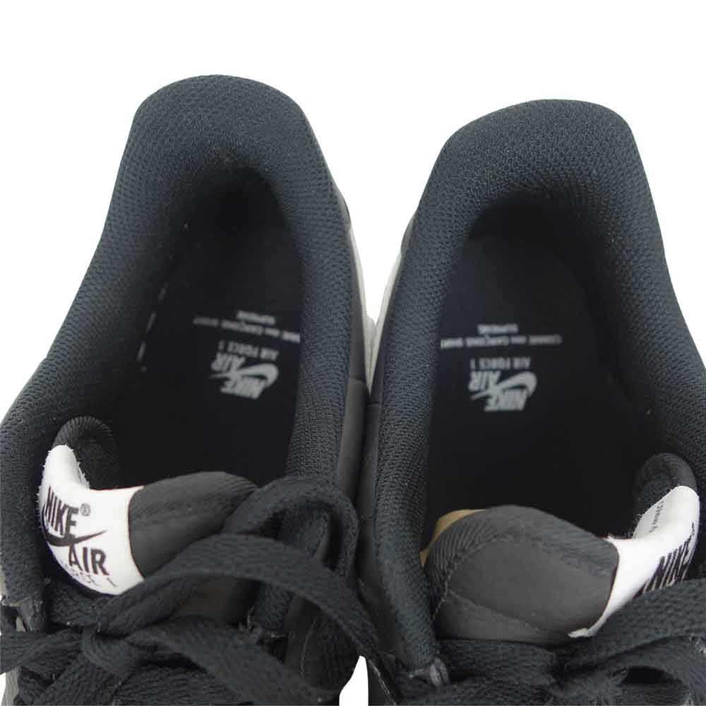 Supreme シュプリーム 18AW AR7623-001 × COMME des GARCONS SHIRT コムデギャルソン シャツ × NIKE ナイキ AIR FORCE 1 LOW エア フォース ロー ブラック系 28cm【美品】【中古】