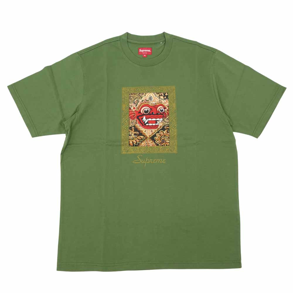 Supreme シュプリーム 21SS Barong Patch S/S Tee バロン パッチ Tシャツ グリーン系 M【新古品】【未使用】【中古】