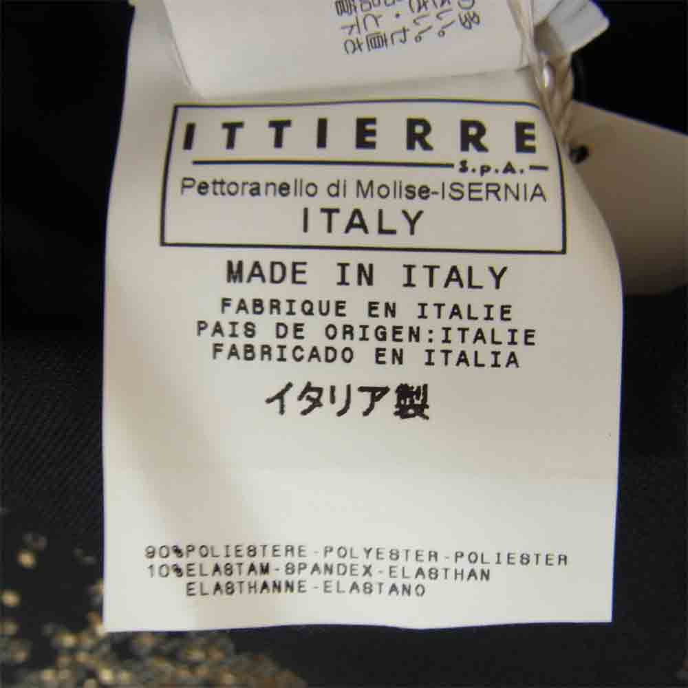 VERSACE ヴェルサーチ 055-75-37108 MADE IN ITALY 金具 プレート 装飾 カットショルダー デザイン カットソー ブラック系 XS【新古品】【未使用】【中古】