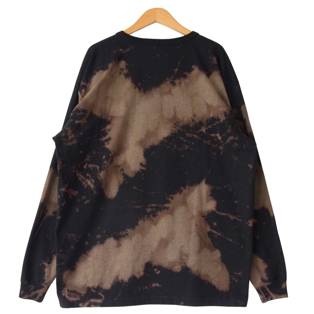 DESCENDANT ディセンダント TIE DYE L/S タイダイ ロングスリーブ Tシャツ ブラック系 3【中古】