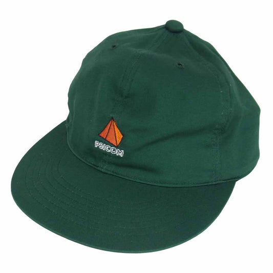 サイコム Lame Cap BC レーム 野球帽 フロント 刺? ワンポイント キャップ グリーン系【中古】