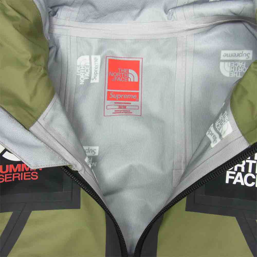 Supreme シュプリーム 21SS NP121011 × THE NORTH FACEノースフェイス SUMMIT SERIES OUTER TAPE SEAM MOUNTAIN JACKET バーントオリーブグリーン M【新古品】【未使用】【中古】