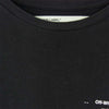 OFF-WHITE オフホワイト 18AW OMAB001E18185024 国内正規品 DIAG 3D LINE ダイアゴナ バックアロー プリント 長袖 Tシャツ ブラック系 S【中古】