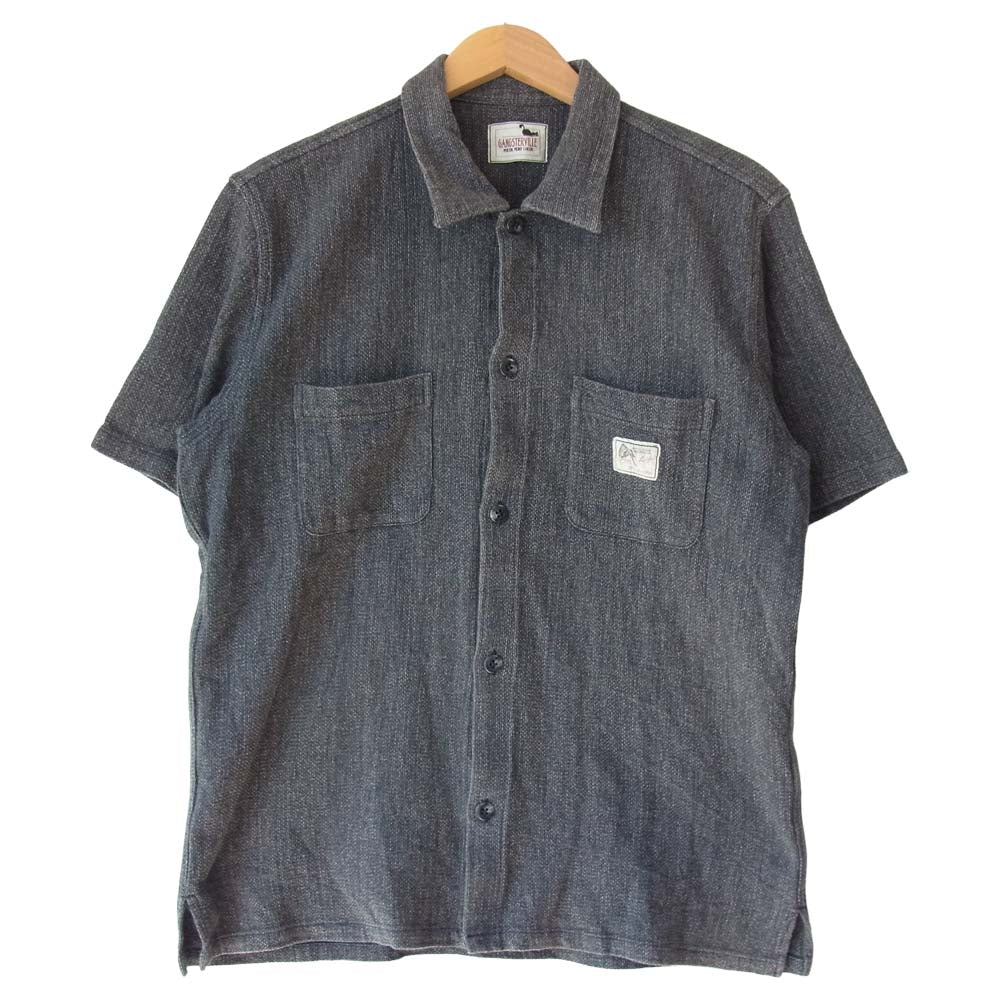GANGSTERVILLE ギャングスタービル 15SS GSV-15-SS-27 Villainess SH ワークシャツ グレー系 XL【中古】