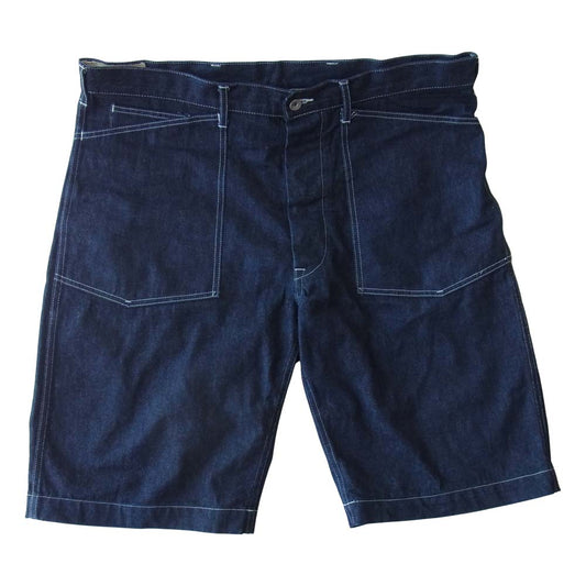 ブルオリジナル BSMG-14-SS-08 DENIM BAKER SHORTS デニム ベイカー ショーツ ワーク インディゴブルー系 2XL【美品】【中古】