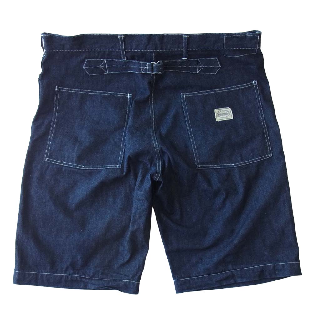 ブルオリジナル BSMG-14-SS-08 DENIM BAKER SHORTS デニム ベイカー ショーツ ワーク インディゴブルー系 2XL【美品】【中古】