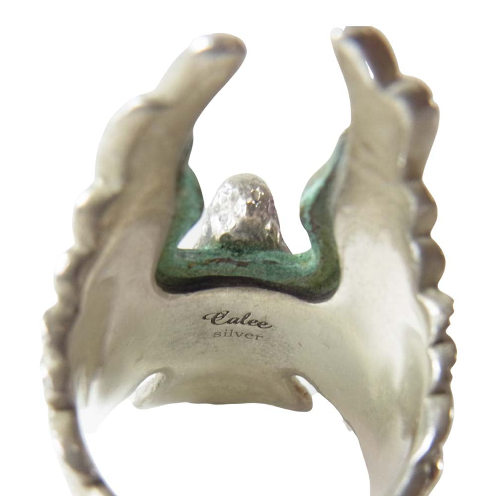CALEE キャリー AMERICAN EAGLE RING アメリカン イーグル シルバー リング シルバー系 18号程度【中古】