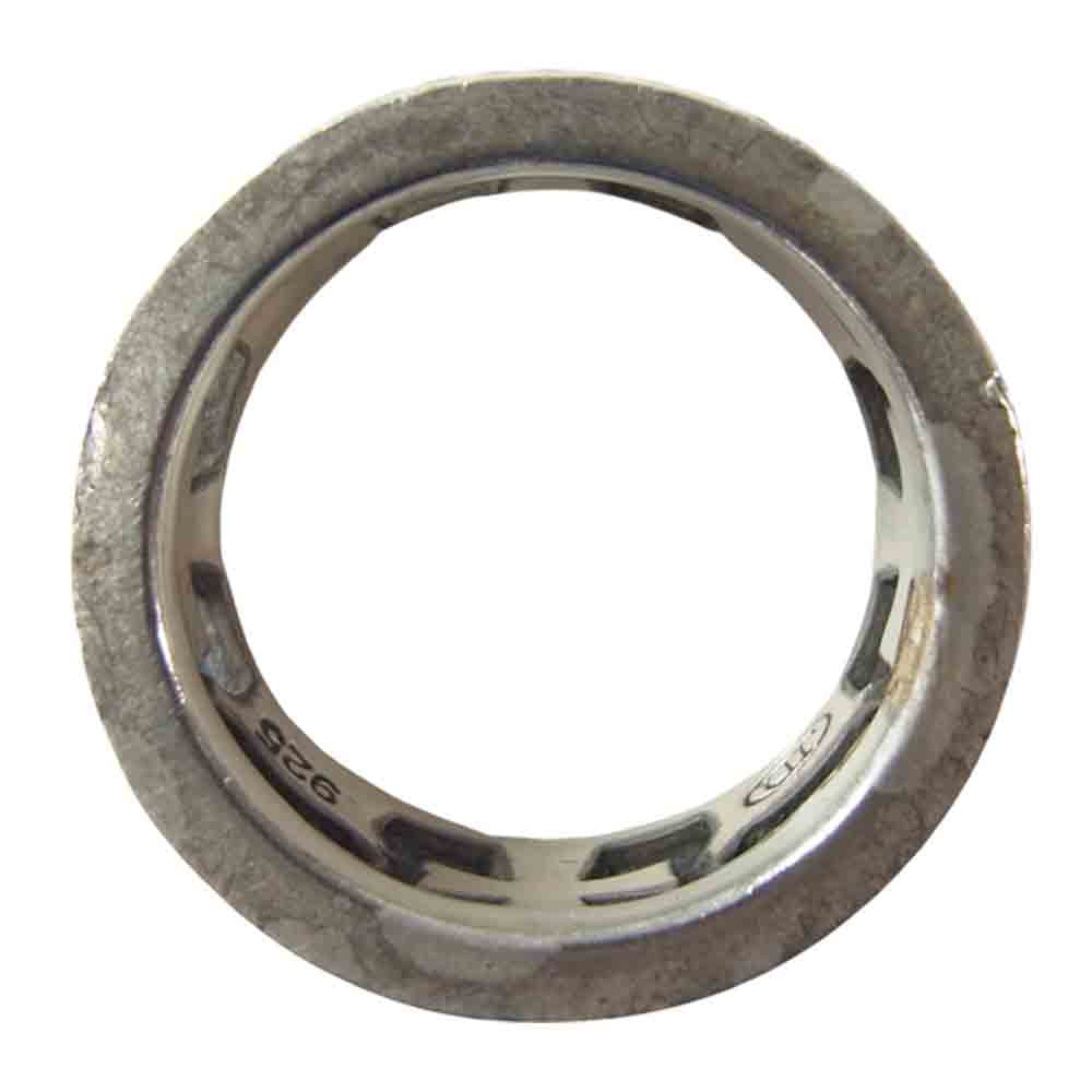 Justin Davis ジャスティンデイビス SRJ210 MEDIEVAL WEDDING BAND メディバル ウエディング バンド リング シルバー系 18号程度【中古】