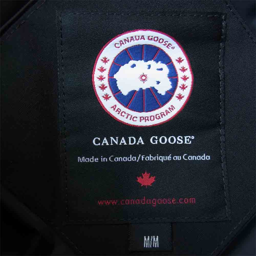 CANADA GOOSE カナダグース 4550M 国内正規品 MAITLAND PARKA メイトランド フード付ダウンジャケット ブラック系 M【中古】