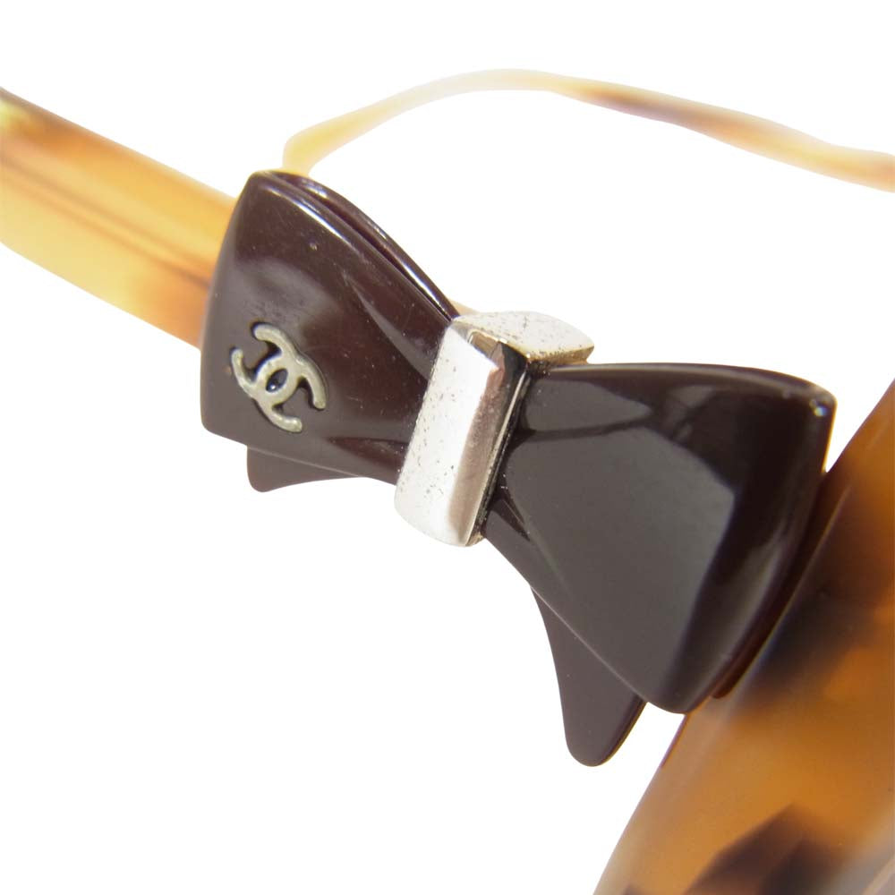 CHANEL シャネル 5171-A サイドリボン ココマーク サングラス ブラウン系【中古】