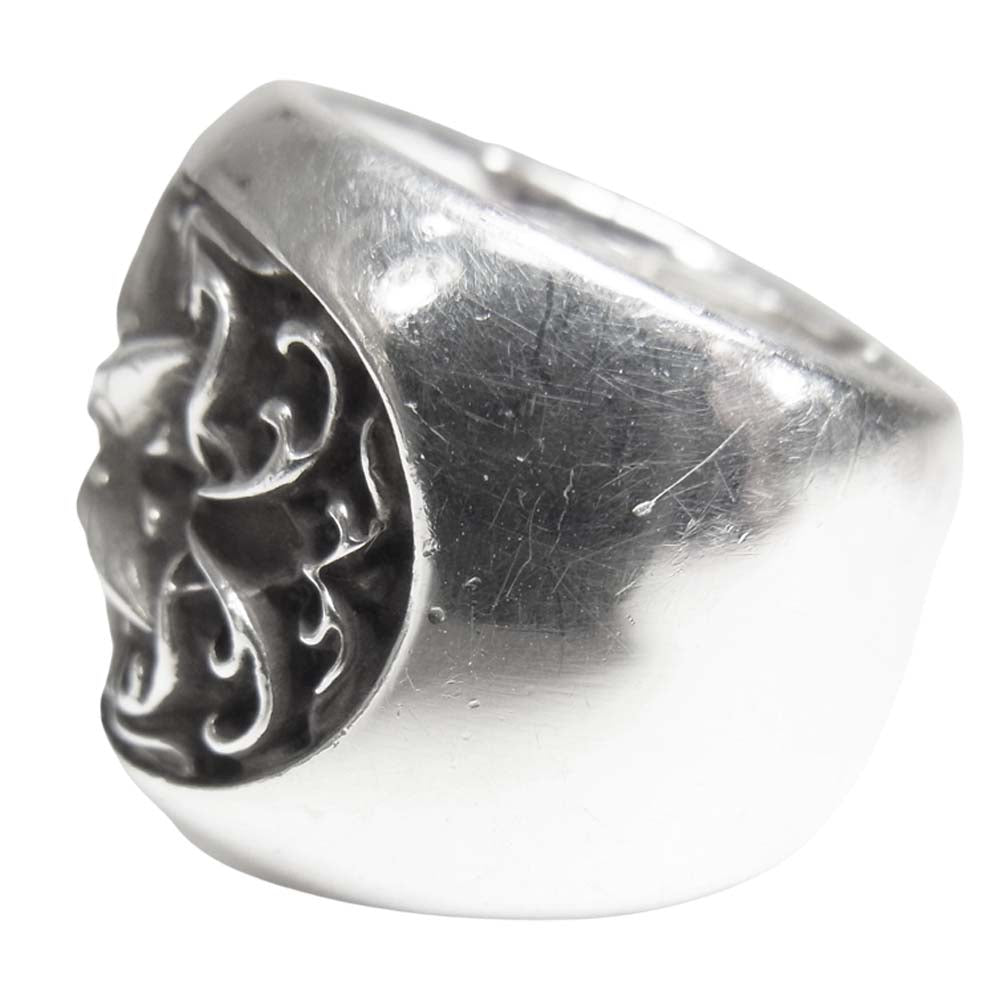 CHROME HEARTS クロムハーツ（原本無） CLASSIC OVAL STAR クラシック オーバル スター リング シルバー系 17号程度【中古】