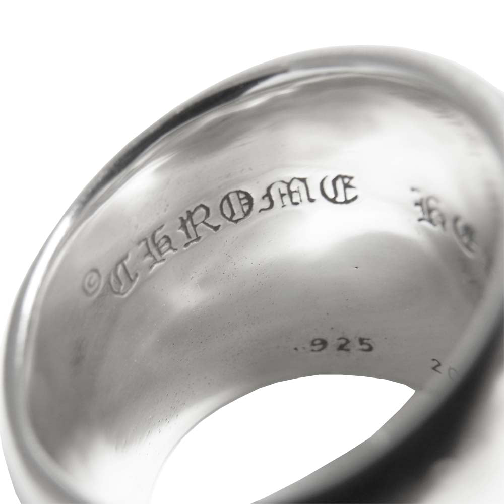 CHROME HEARTS クロムハーツ（原本無） CLASSIC OVAL STAR クラシック オーバル スター リング シルバー系 17号程度【中古】