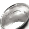 CHROME HEARTS クロムハーツ（原本無） CLASSIC OVAL STAR クラシック オーバル スター リング シルバー系 17号程度【中古】