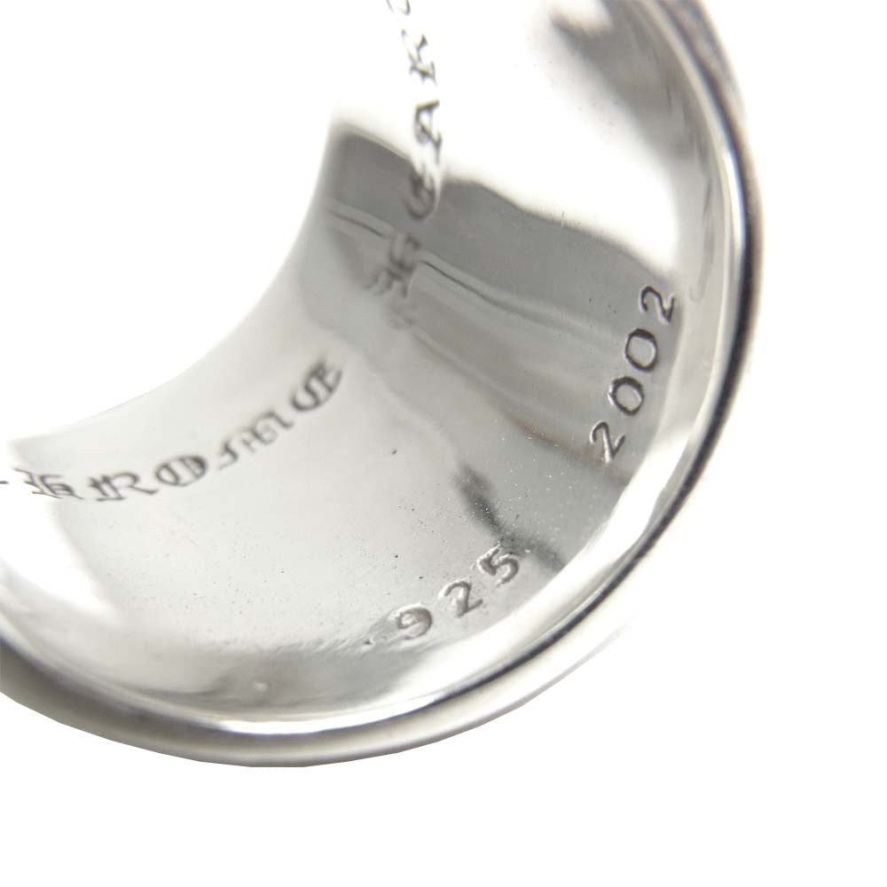 CHROME HEARTS クロムハーツ（原本無） CLASSIC OVAL STAR クラシック オーバル スター リング シルバー系 17号程度【中古】