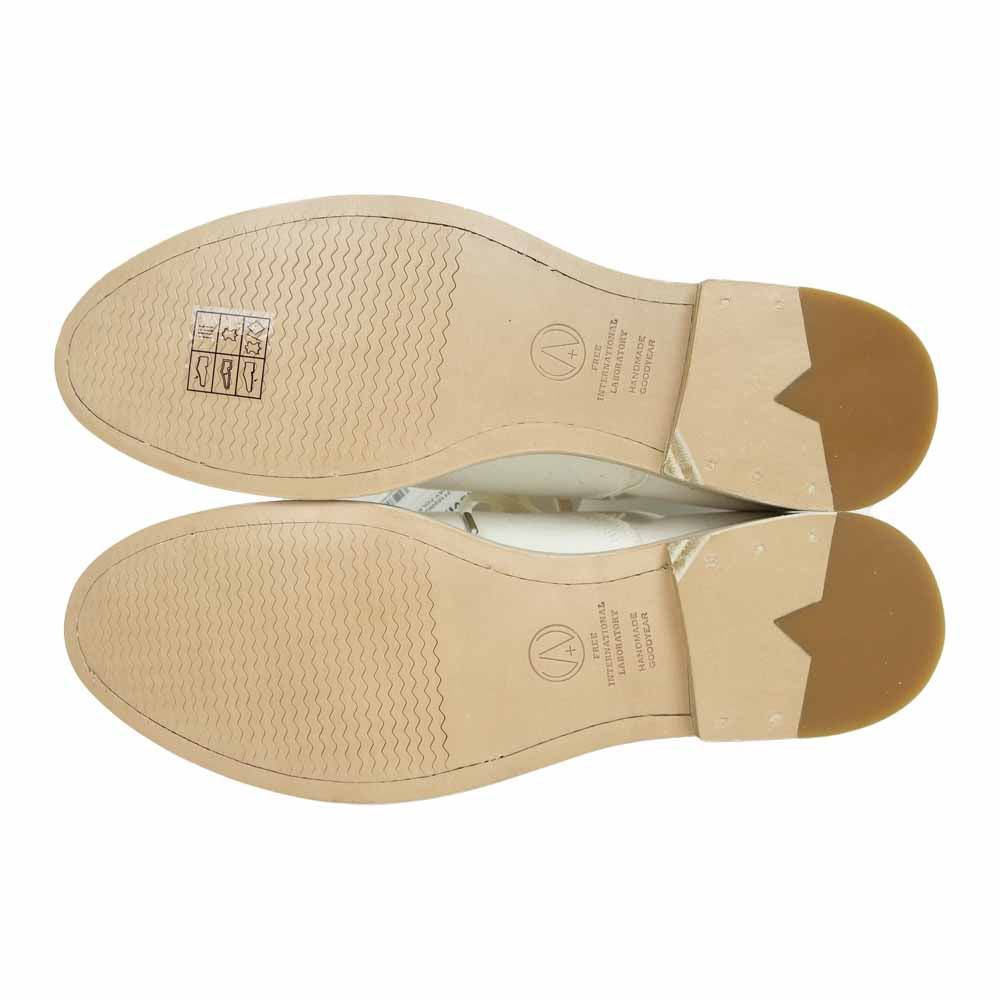 VISVIM ビズビム 21SS 0121102002007 CALLOWAY-FOLK キャロウェイ フォーク シューズ IVORY M12【新古品】【未使用】【中古】