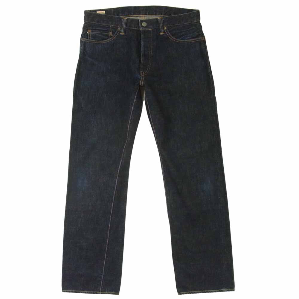 MOMOTARO JEANS 桃太郎ジーンズ 出陣 SP デニム パンツ コットン 日本製 インディゴブルー系 W33 L35【中古】