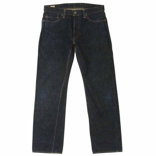 MOMOTARO JEANS 桃太郎ジーンズ 出陣 SP デニム パンツ コットン 日本製 インディゴブルー系 W33 L35【中古】