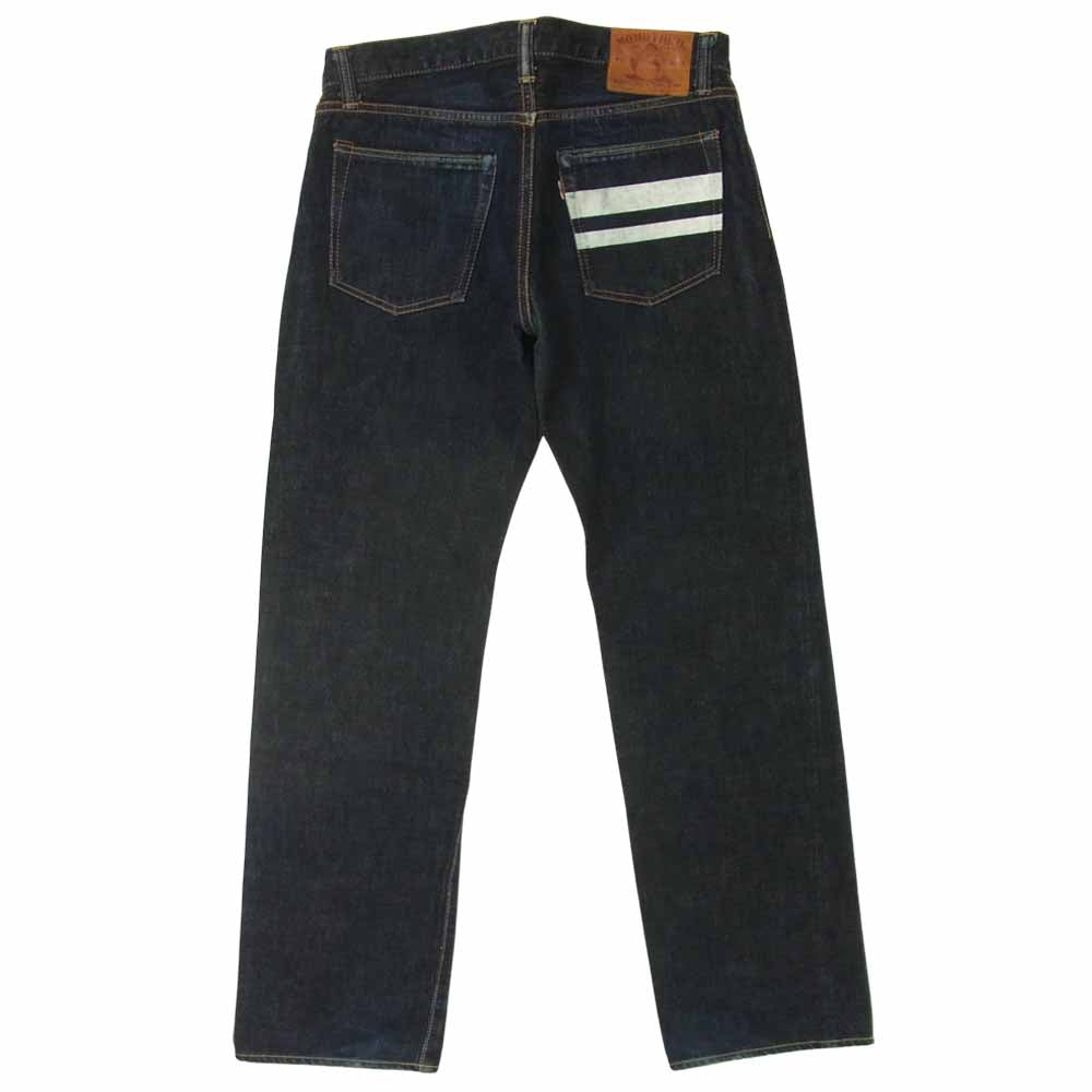 MOMOTARO JEANS 桃太郎ジーンズ 出陣 SP デニム パンツ コットン 日本製 インディゴブルー系 W33 L35【中古】