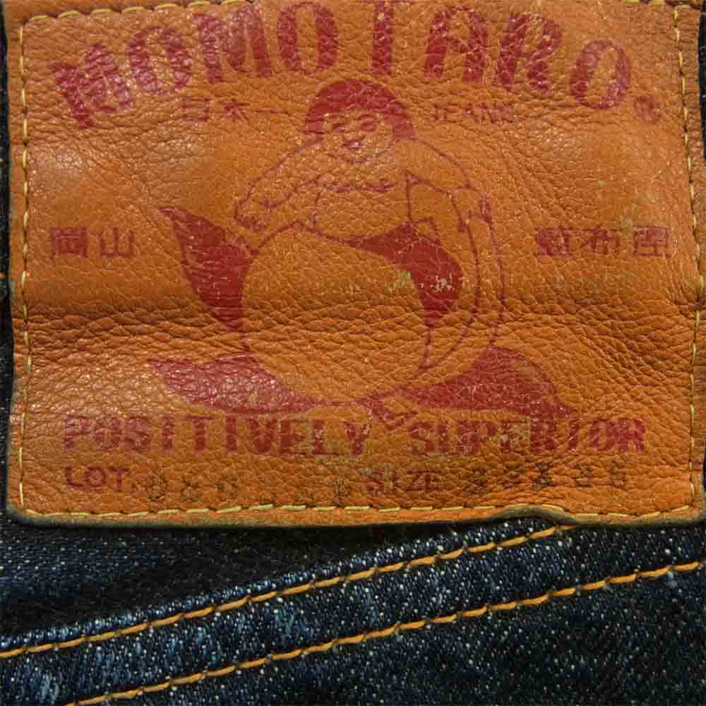 MOMOTARO JEANS 桃太郎ジーンズ 出陣 SP デニム パンツ コットン 日本製 インディゴブルー系 W33 L35【中古】