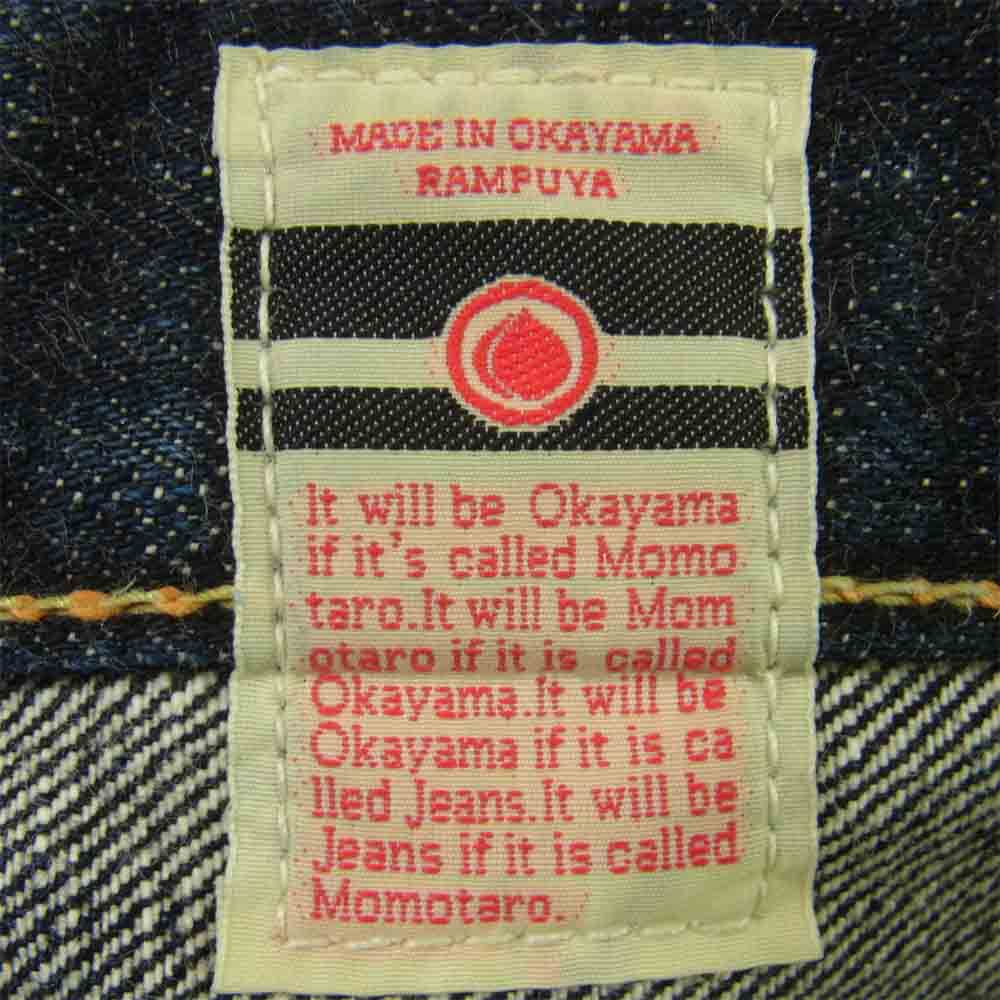 MOMOTARO JEANS 桃太郎ジーンズ 出陣 SP デニム パンツ コットン 日本製 インディゴブルー系 W33 L35【中古】