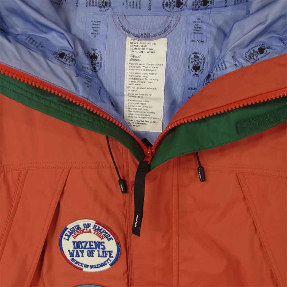 WTAPS ダブルタップス 08AW SHERPA 2008/2ND-TSDT-JK-M02 GORE-TEX ゴアテックス シェルパ マウンテン パーカー ジャケット オレンジ系【中古】