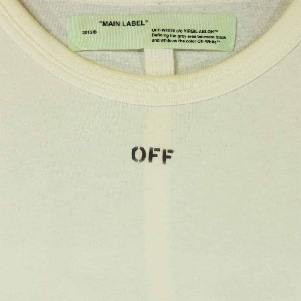 【鑑定済み】Off-White Tシャツ XS OMAA036S19185033色①ホワイト