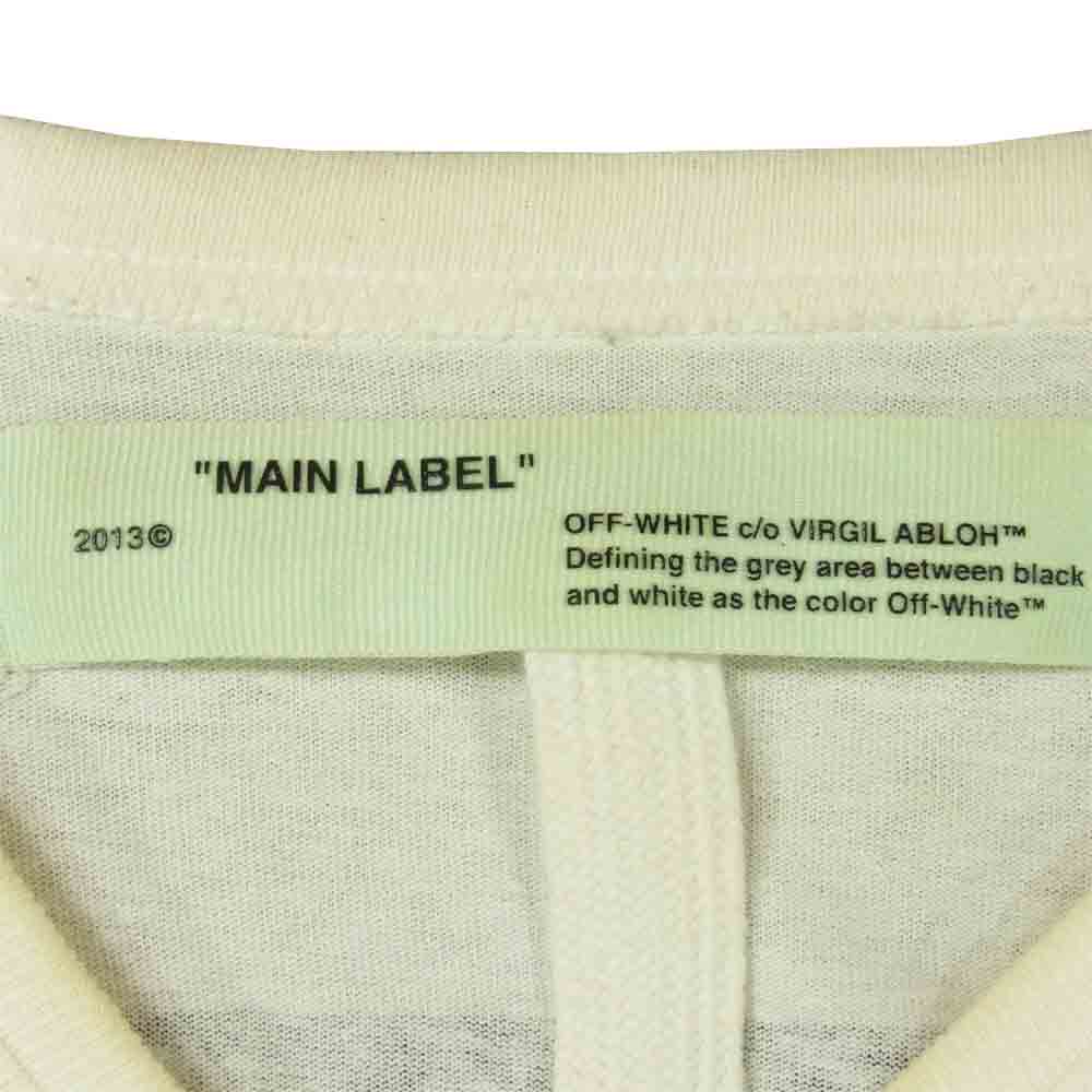 OFF-WHITE オフホワイト 18SS OMAA002S18185086 DIAG TEMPERATURE S/S TEE 半袖 Tシャツ ホワイト系 M【中古】