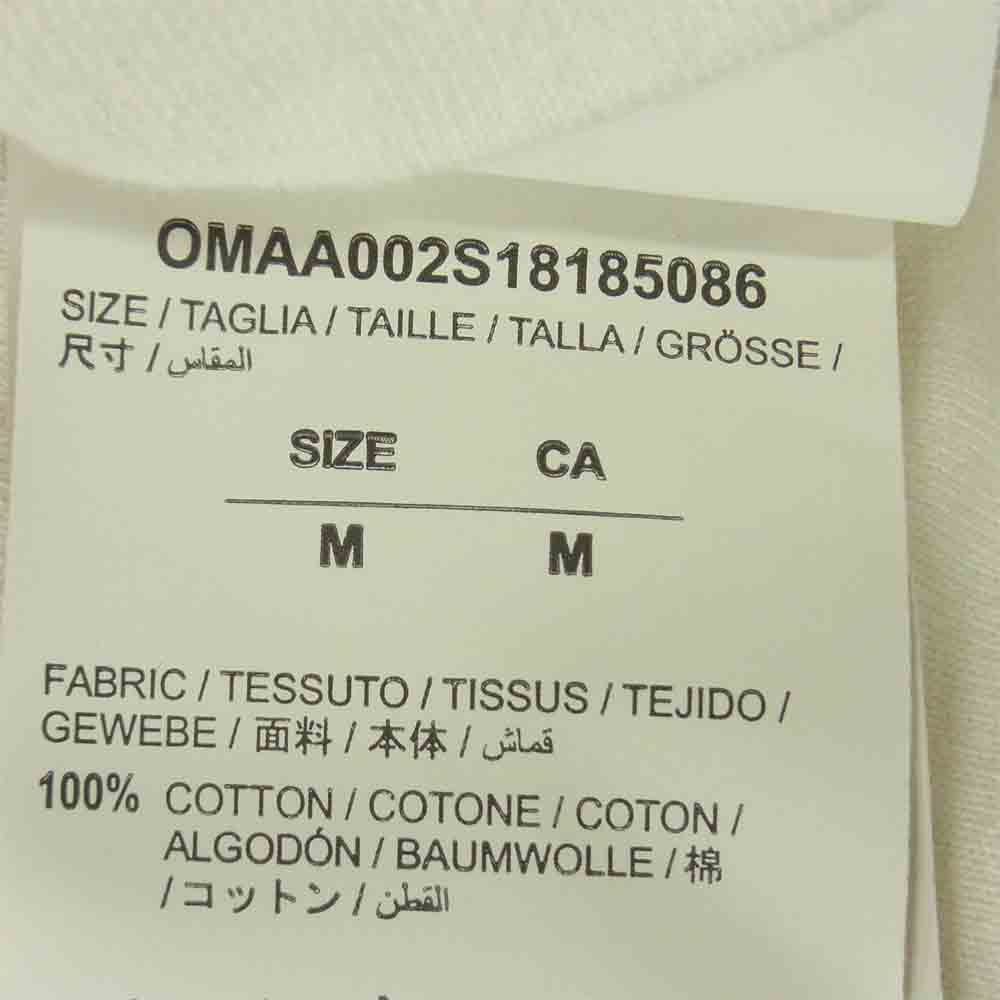 OFF-WHITE オフホワイト 18SS OMAA002S18185086 DIAG TEMPERATURE S/S TEE 半袖 Tシャツ ホワイト系 M【中古】