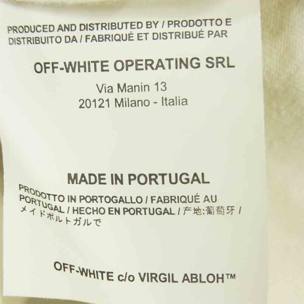 OFF-WHITE オフホワイト 18SS OMAA002S18185086 DIAG TEMPERATURE S/S TEE 半袖 Tシャツ ホワイト系 M【中古】