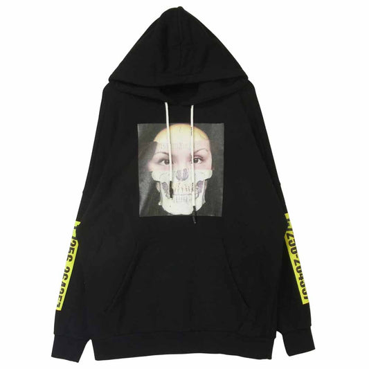 パームエンジェルス Black MJ Hoodie 長袖 プルオーバー パーカー ブラック系 L【中古】