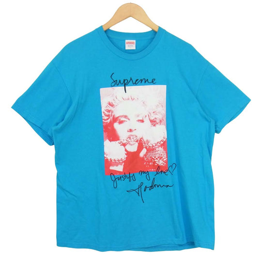 Supreme シュプリーム 18AW Madonna Tee マドンナ Tシャツ ブルー系 L【中古】