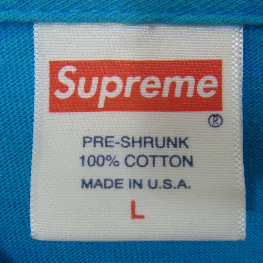 Supreme シュプリーム 18AW Madonna Tee マドンナ Tシャツ ブルー系 L【中古】