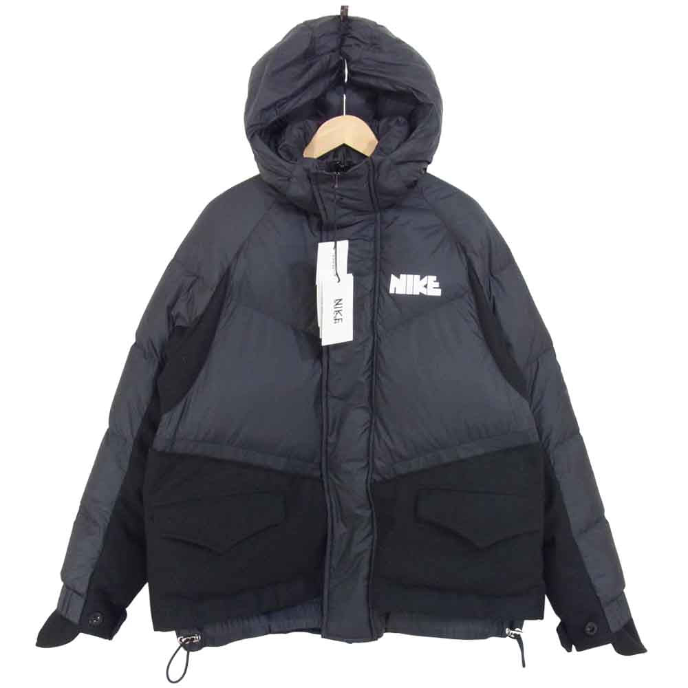 NIKE ナイキ 20AW 20-02297M × サカイ sacai Down Parka ダウンパーカー ダウンジャケット ブラック系 S【中古】