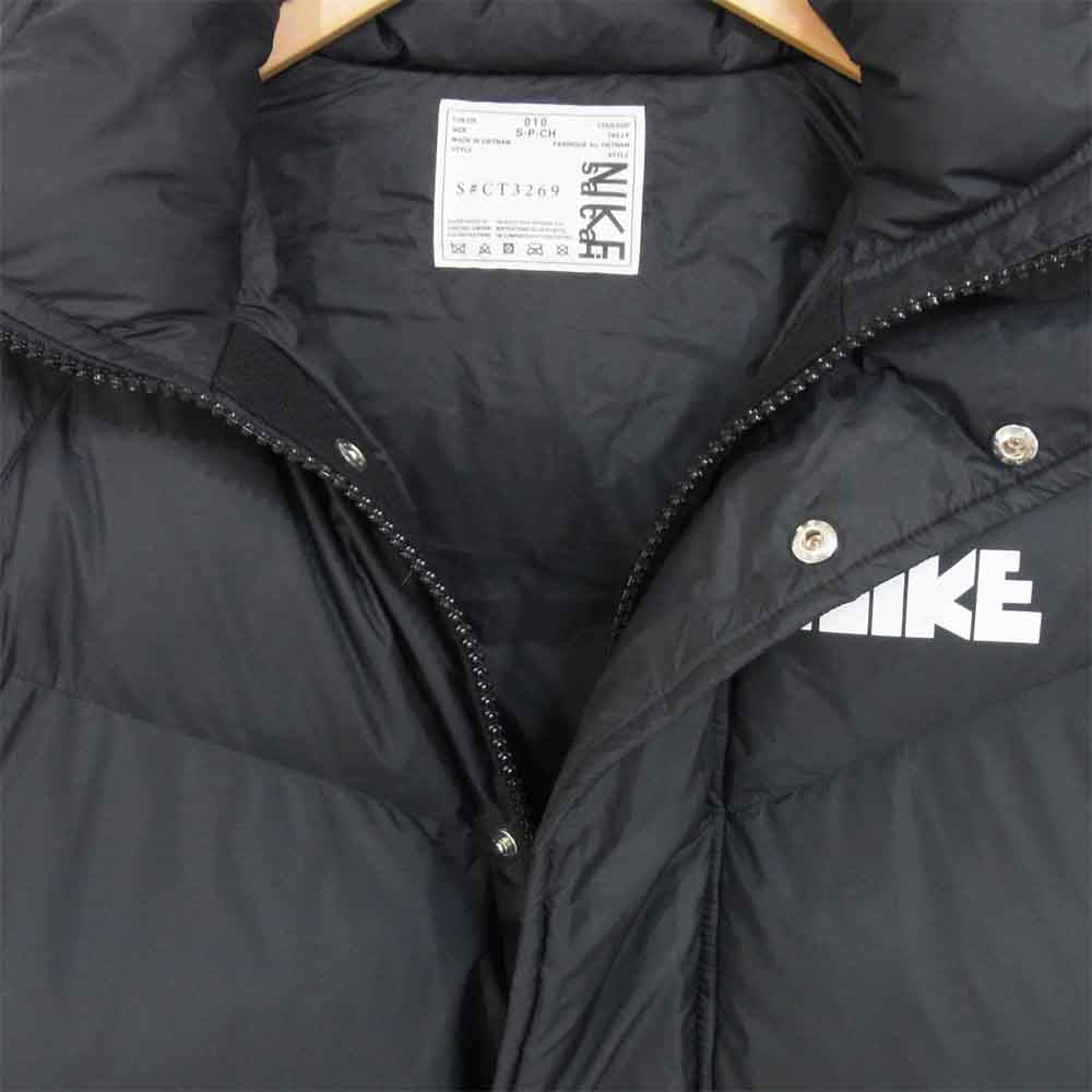 NIKE ナイキ 20AW 20-02297M × サカイ sacai Down Parka ダウンパーカー ダウンジャケット ブラック系 S【中古】