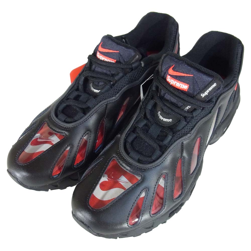 Supreme シュプリーム 21SS CV7652-002 × ナイキ NIKE AIR MAX 96 エアマックス 96 スニーカー ブラック系 US9.5【新古品】【未使用】【中古】