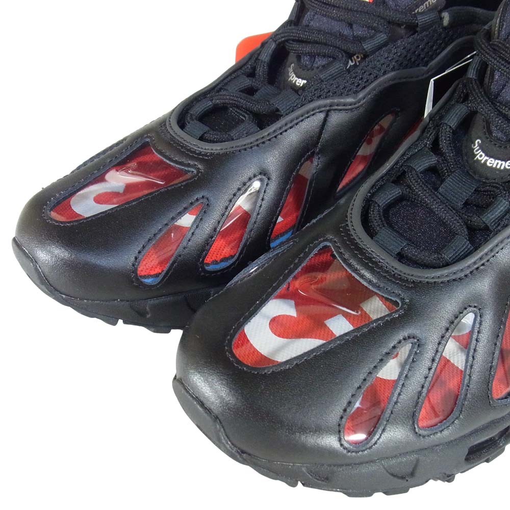 Supreme シュプリーム 21SS CV7652-002 × ナイキ NIKE AIR MAX 96 エアマックス 96 スニーカー ブラック系 US9.5【新古品】【未使用】【中古】