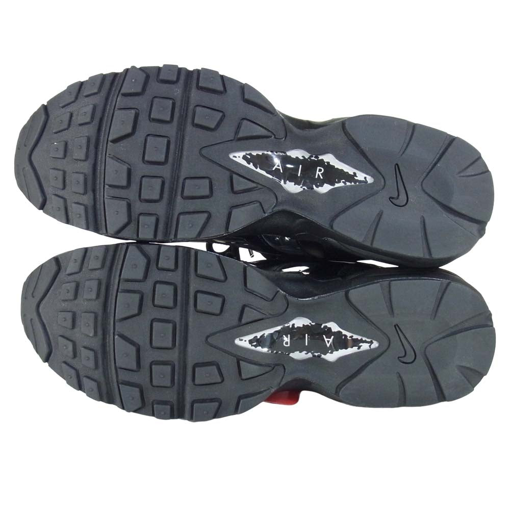 Supreme シュプリーム 21SS CV7652-002 × ナイキ NIKE AIR MAX 96 エアマックス 96 スニーカー ブラック系 US9.5【新古品】【未使用】【中古】