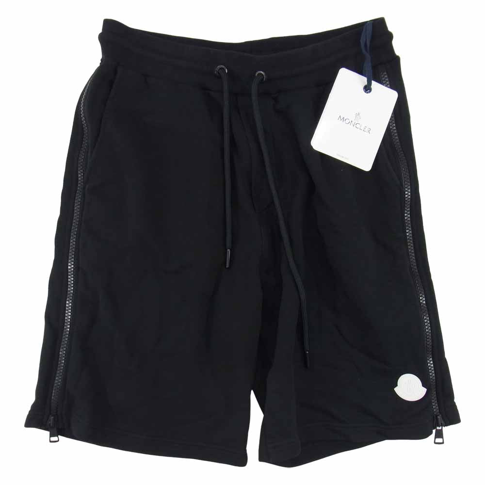 MONCLER モンクレール E20918707850 V8048 国内正規品 PANTALONE CORTO ハーフパンツ ブラック系 S【美品】【中古】