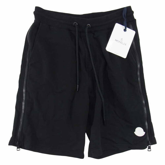 MONCLER モンクレール E20918707850 V8048 国内正規品 PANTALONE CORTO ハーフパンツ ブラック系 S【美品】【中古】