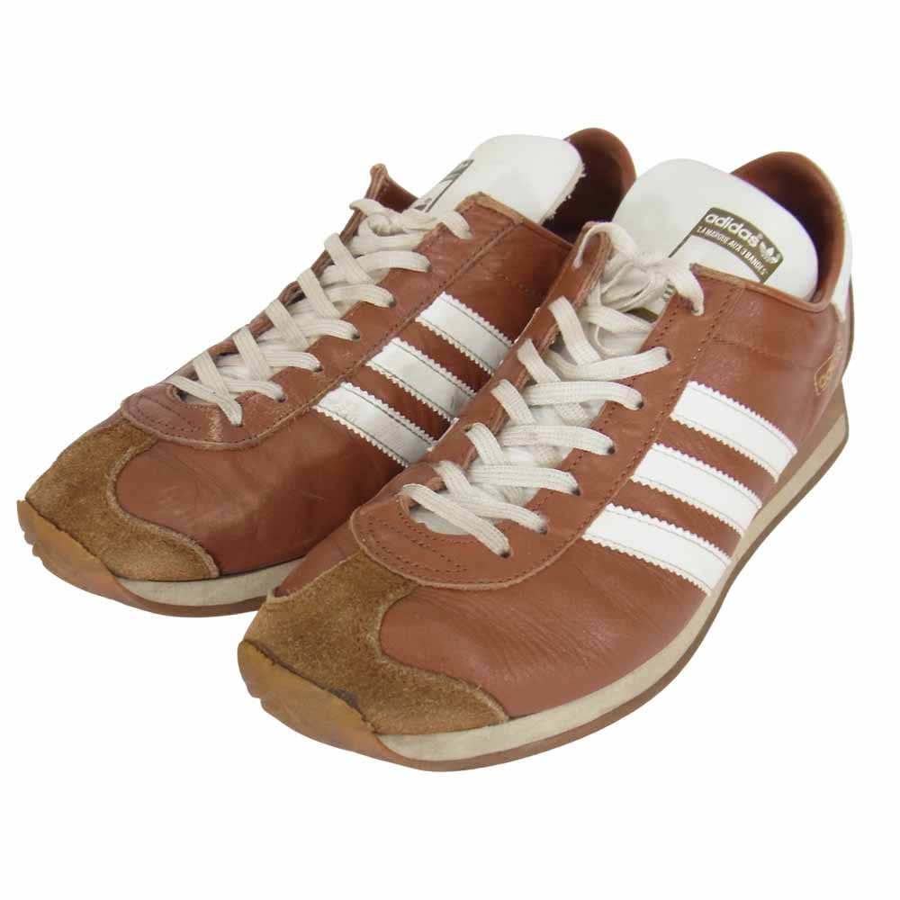 adidas アディダス AC1920 観賞用 加水分解有り 98年 日本製 COUNTRY カントリー AC ブラウン系 8 1/2【中古】